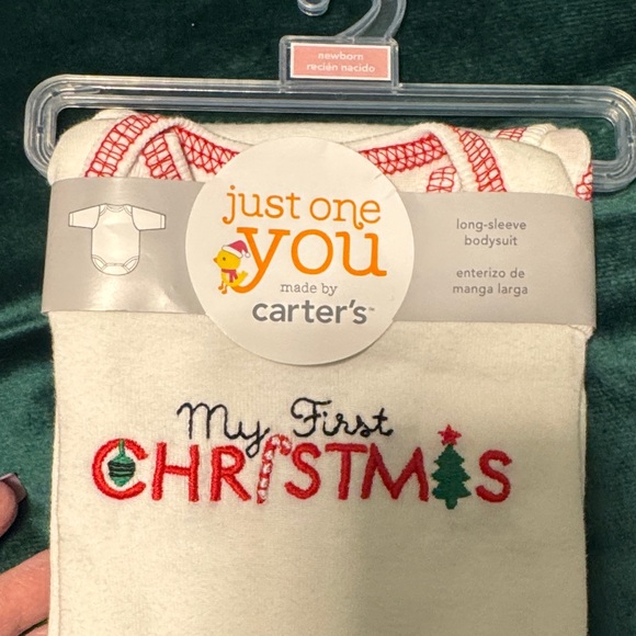 Carter's Festive Red and White Baby Outfit Collection - Picture 3 of 9